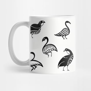 Greek ceramics and are between 800 - 500 BC. Dated BC. (Geometric and archaic birds) Mug